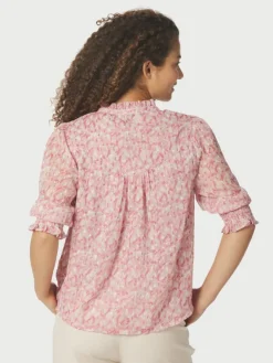 Diana Blurred Blouse Rose