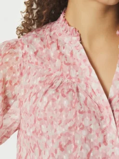 Diana Blurred Blouse Rose