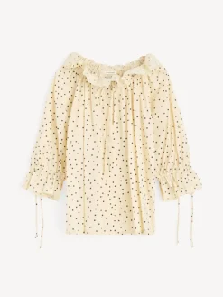 Dicte Voile Blouse Polka Dot Print