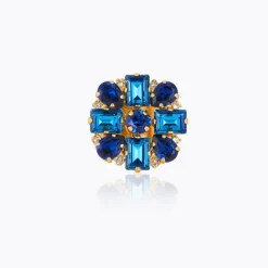 Diora Statement Ring ReCreated Blue Combo