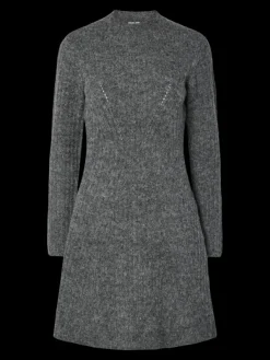 Dolly LS Knit Dress Medium Grey Melange