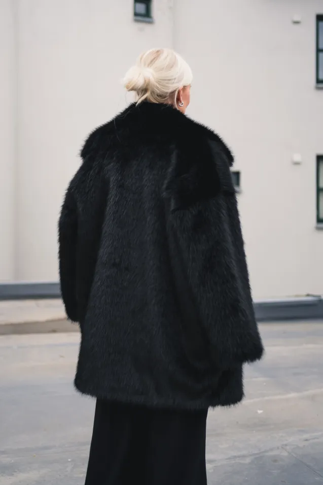 Drama Coat Black