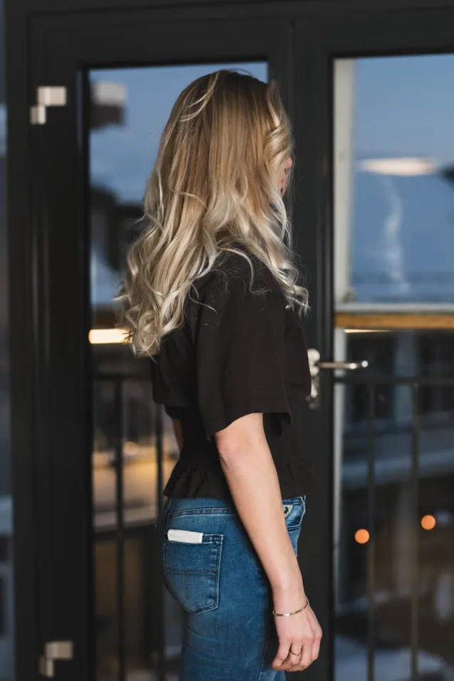 Dray Boxy Smock Tee Dark Brown
