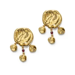 Dream Catcher Earrings Gold