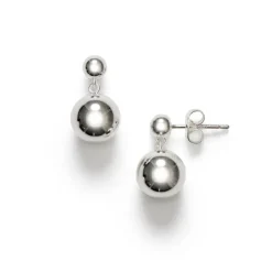 Drop of Silver Earring Silver