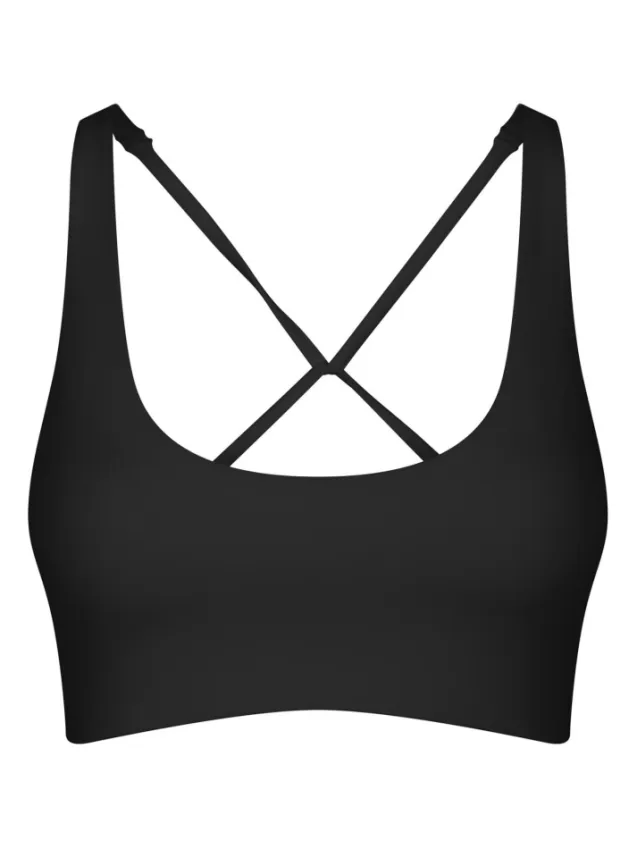 Ea String Top Black