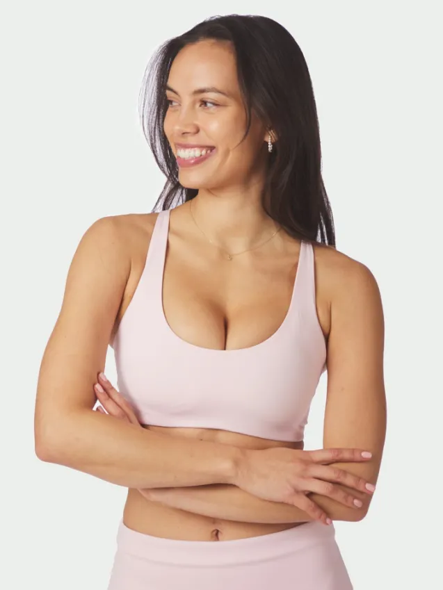Ea String Top Light Pink
