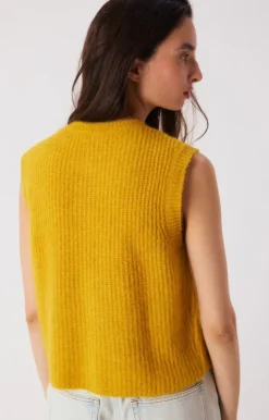 East Vest Mustard Melange