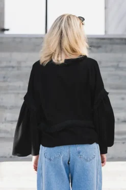 Eden Blouse Linen Black
