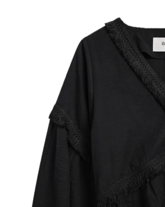 Eden Blouse Linen Black