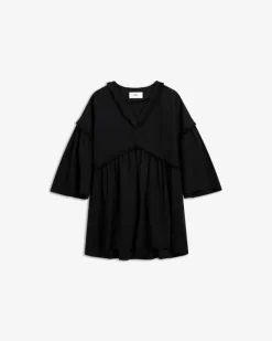 Eden Dress Linen Black