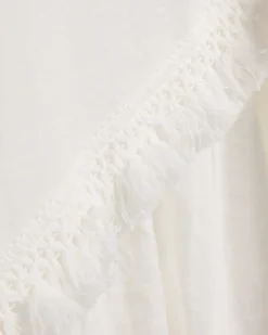 Eden Dress Linen White