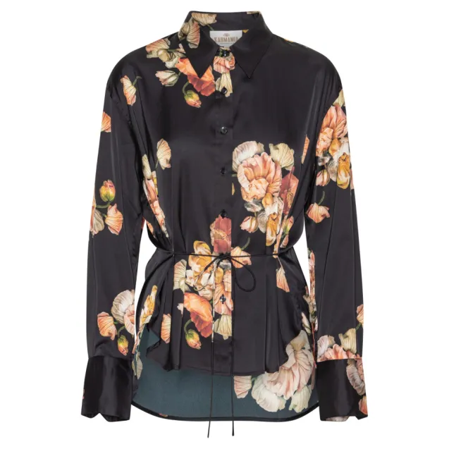 Edie Shirt Poppy Bouquet