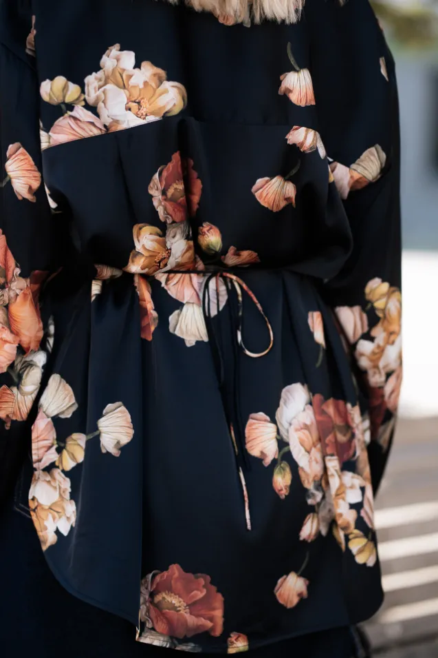 Edie Shirt Poppy Bouquet