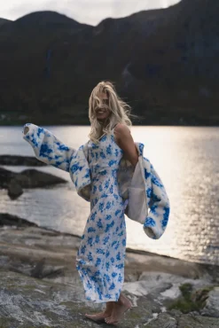 Eila Print Dress Ecru Mix