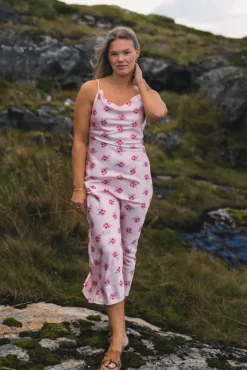 Eila Print Dress Light Pink Mix