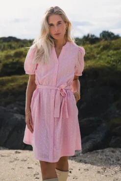 Eivor 2/4 Shirt Dress S Lilac/Aftglow