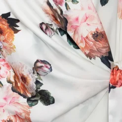 Elena Blouse Fiori Blanc