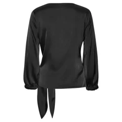 Elena Blouse Semi Rich Black