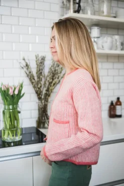Eliza Nenaya Cardigan STP Fade Rose/Egret