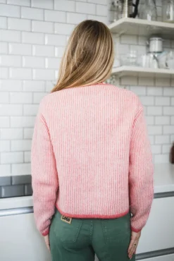 Eliza Nenaya Cardigan STP Fade Rose/Egret
