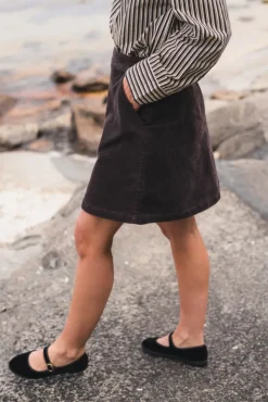 Ella HW Skirt Black Coffee