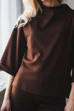 Elle Top Cocoa Brown