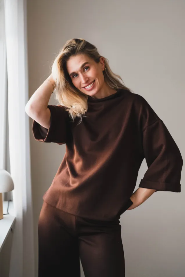 Elle Top Cocoa Brown