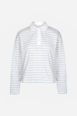 Elmer Polo Shirt Light Blue Stripe