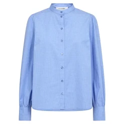 Elona Check Shirt Pale Blue