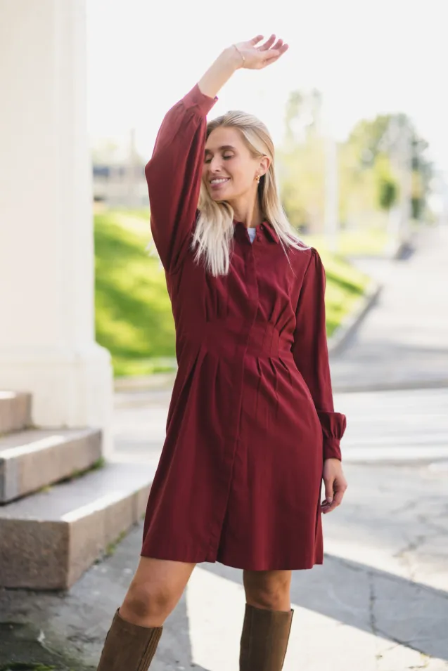 Elsa Asana Dress Syrah