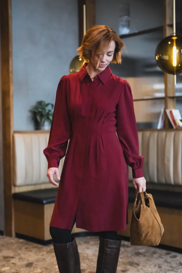 Elsa Asana Dress Syrah