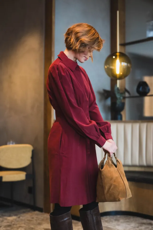 Elsa Asana Dress Syrah