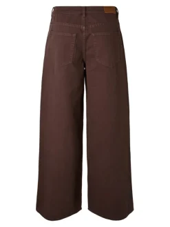 Elsie MW Wide Jeans Coffee Bean