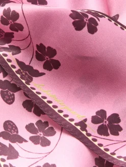 Elyris Diamond Scarf Cashmere Rose
