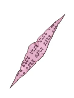 Elyris Diamond Scarf Cashmere Rose