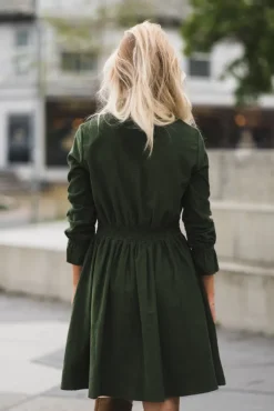 Embrace Dress Moss Green
