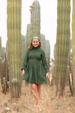 Embrace Dress Moss Green