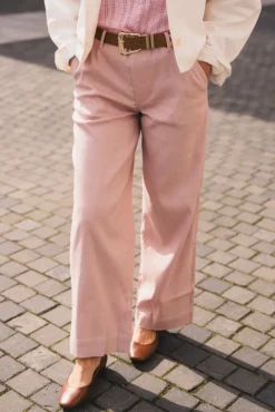 Erica 769 Strawberry Cream Linen Ankle