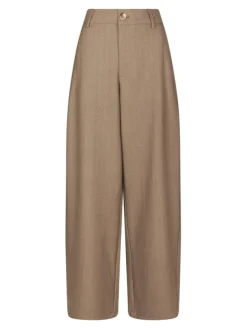 Essiall Pinstripe Pants Taupe