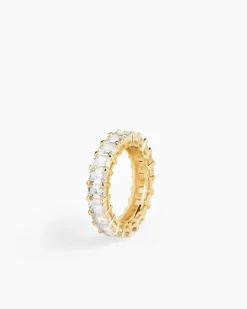 Eternity Emerald Ring Gold