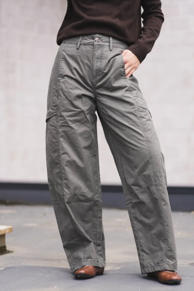 Evelyn Barrel Pant Army