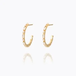 Evelyne Loops Gold Crystal