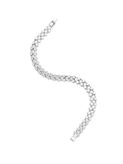 Evoke Tennis Bracelet Silver