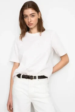 Ezra Tee Light Pink Stripe