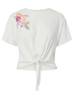 Fabian SS Knot Tee Star White