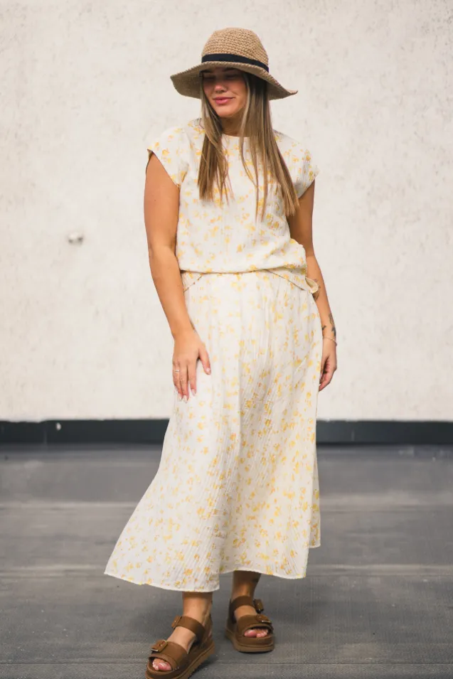 Falisha HW Skirt AOP Sundress Flower