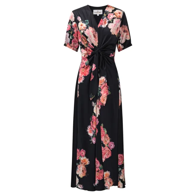 Faye Dress Fiori Noir