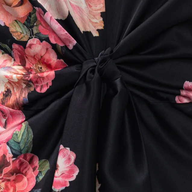 Faye Dress Fiori Noir