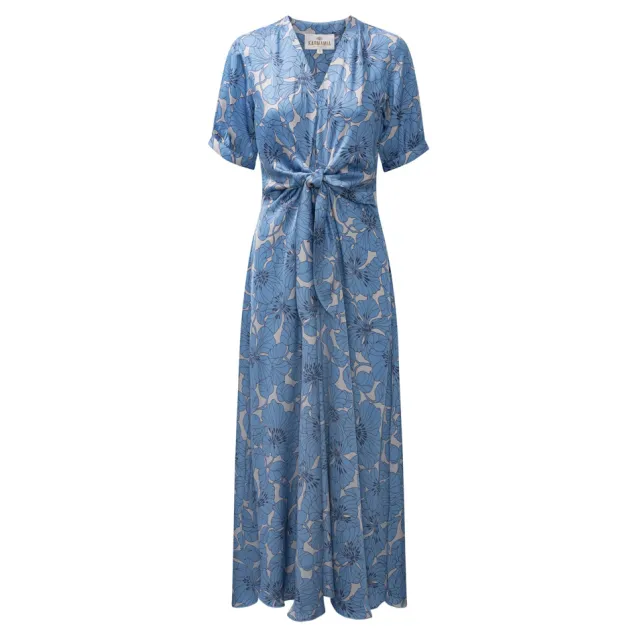 Faye Dress Gardenia Sky